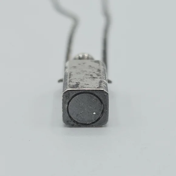 VTG Gothic Silver Tone Mini Perfume Medicine Bottle Pendant Necklace 24" - Picture 8 of 15